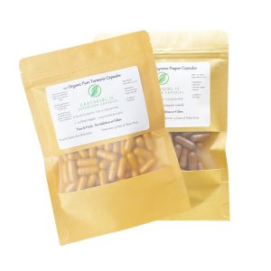 1 pack Organic Cayenne + 1 pack Organic Turmeric & Black Pepper Capsules