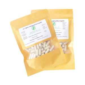 1 pack Irish Sea Moss + 1 pack Organic Ashwagandha capsules