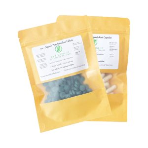 1 pack Organic Spirulina + 1 pack Organic Ashwagandha